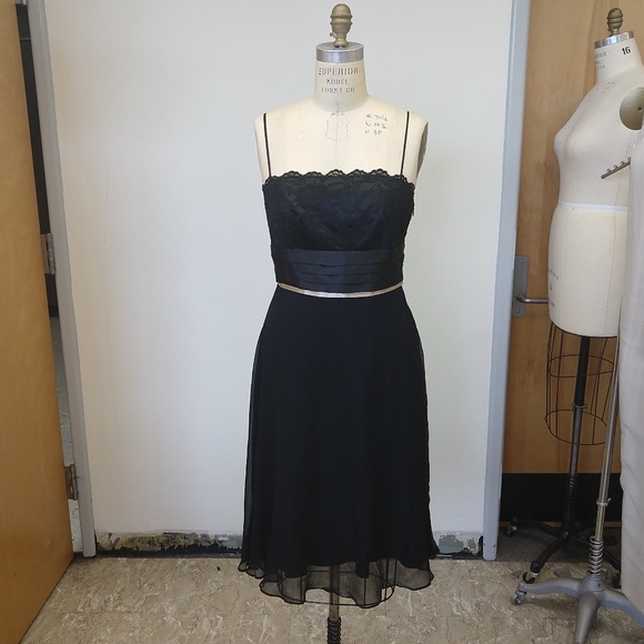 little black dress spaghetti straps